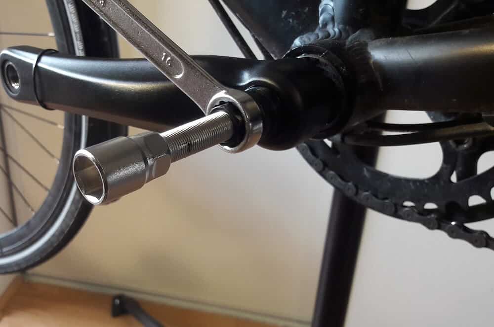 un pédalier de vélo