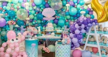 Comment faire une décoration anniversaire sirène? fête d'anniversaire